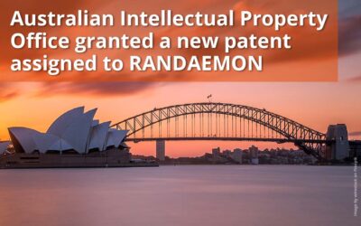 Australian Patent Office granted a new patent assigned to RANDAEMON